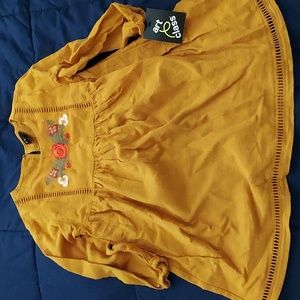 Art Class mustard yellow 4T girls dress